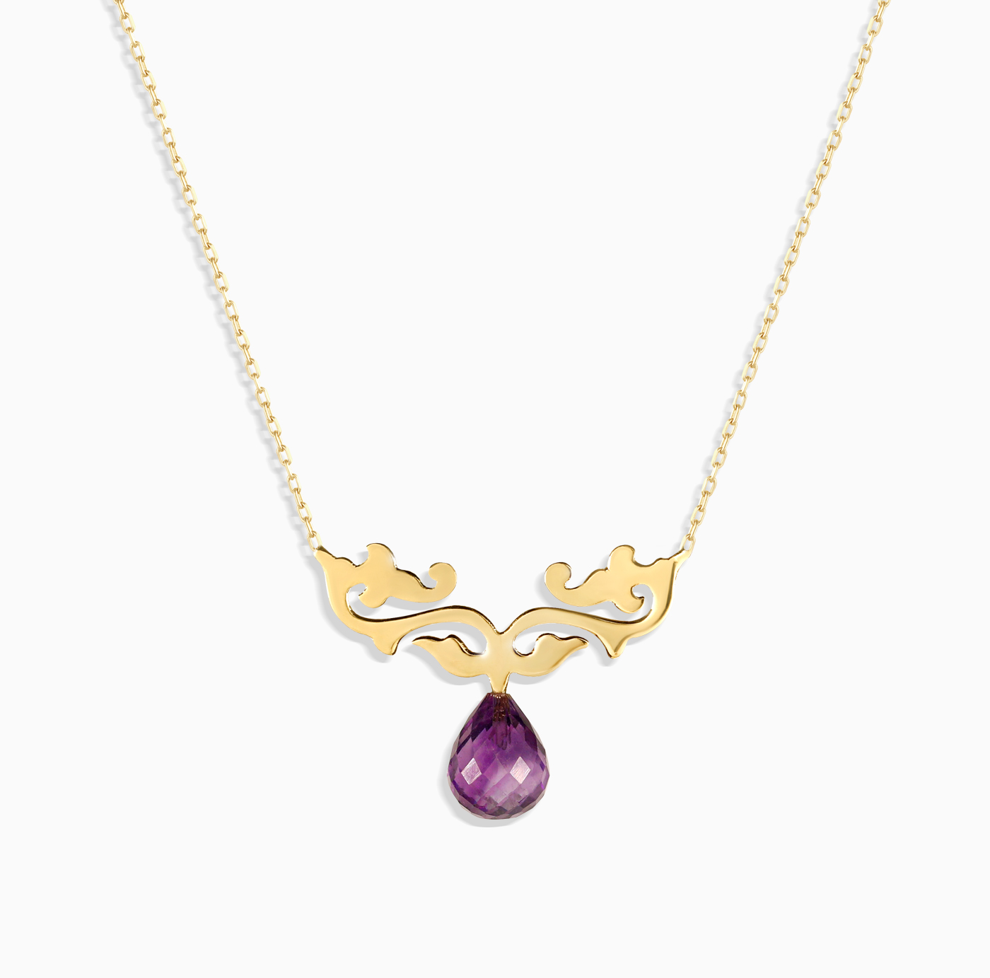 گردنبند پایه میانه زنجیری اسب دریایی