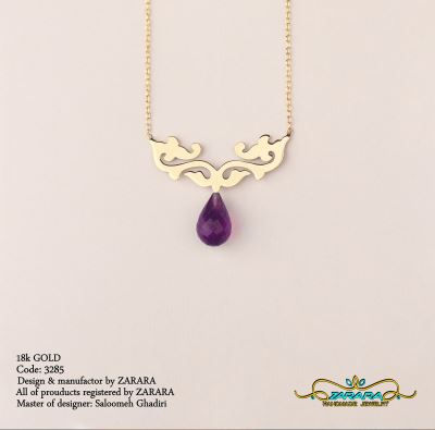 گردنبند پایه میانه زنجیری اسب دریایی