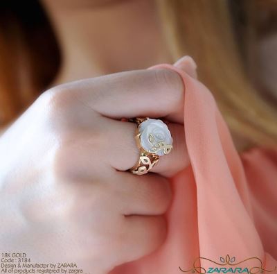 انگشتر دورینگی کونیک چهار برگ