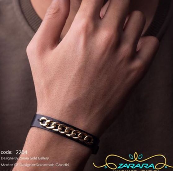 دستبند چرم کارتیه