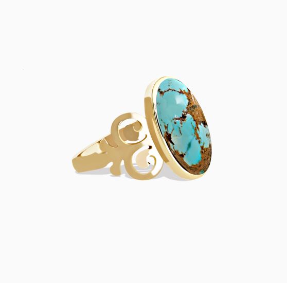 انگشتر تک سنگ تاج