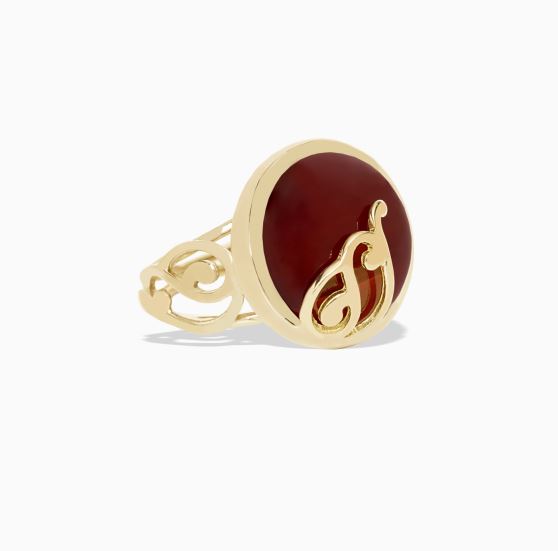 انگشتر دو رینگی کونیک بته جقه