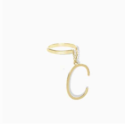 رینگ اویز دار حرفC