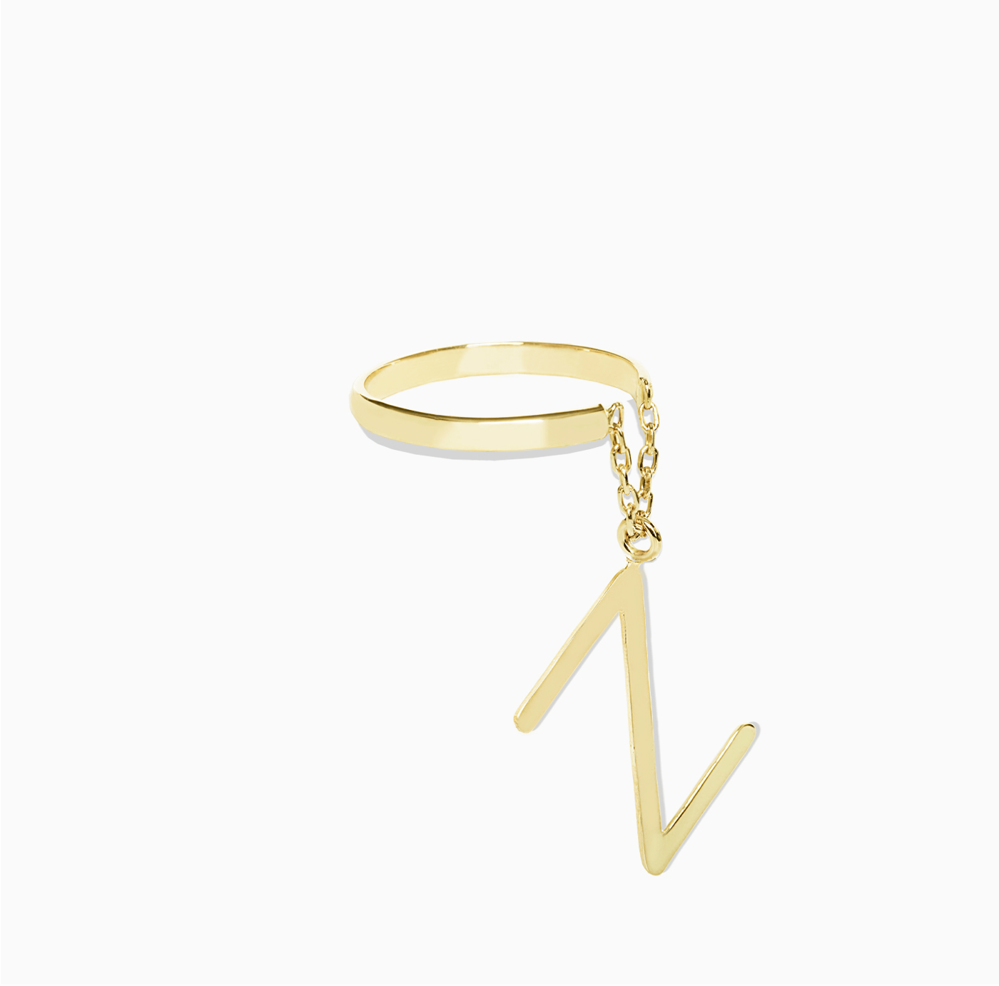 رینگ اویز دار حرفZ