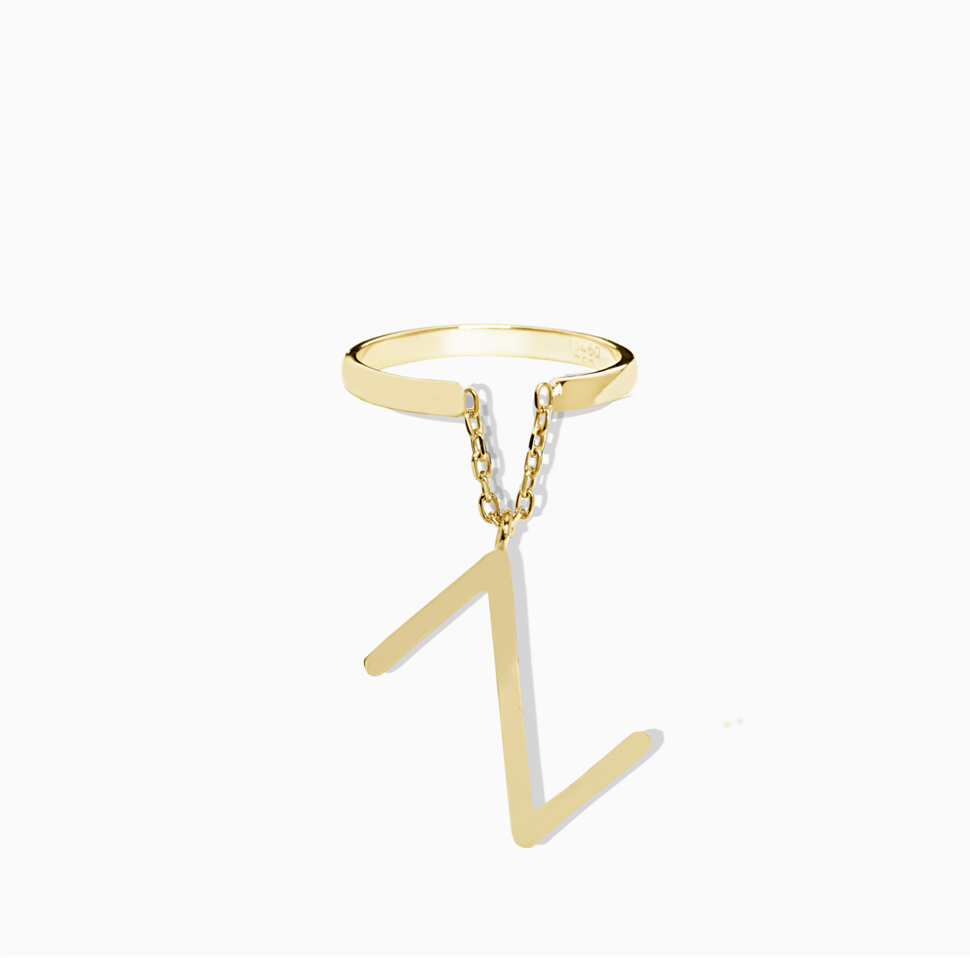 رینگ اویز دار حرفZ