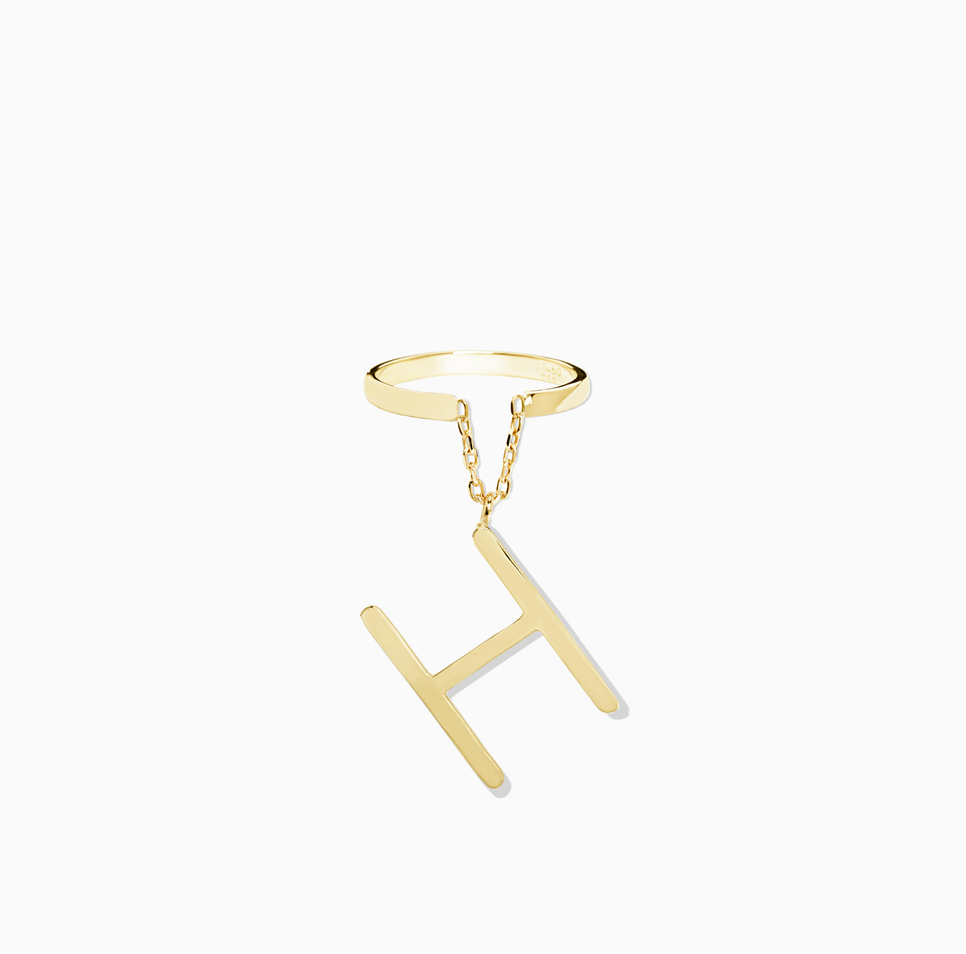 رینگ اویز دار حرفh