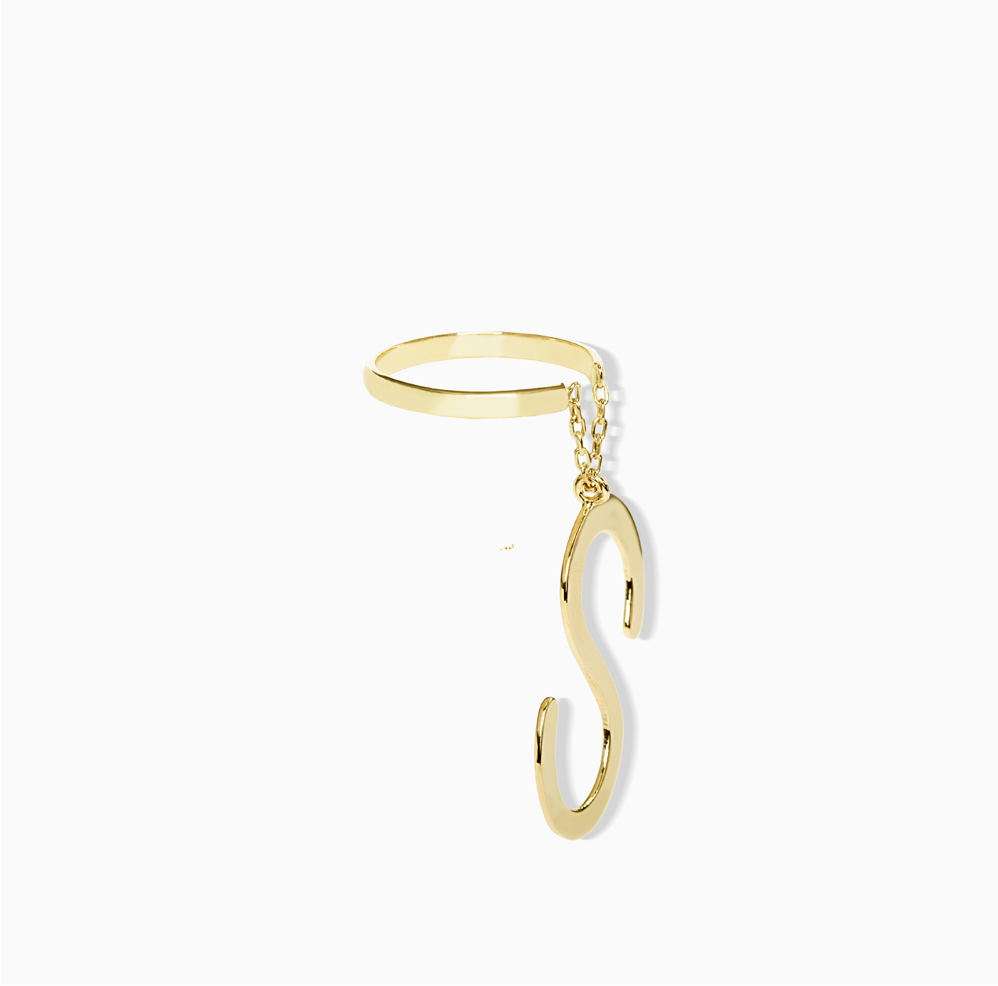 رینگ اویز دار حرفS