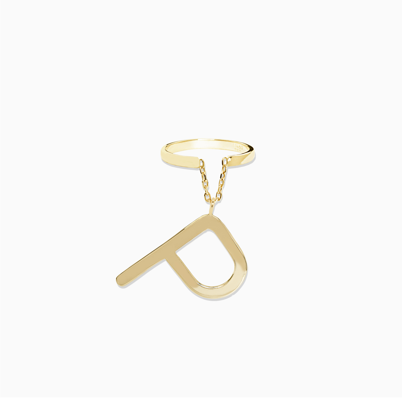 رینگ اویز دار حرفP