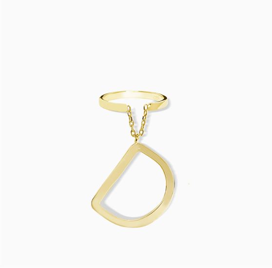 رینگ اویز دار حرفD