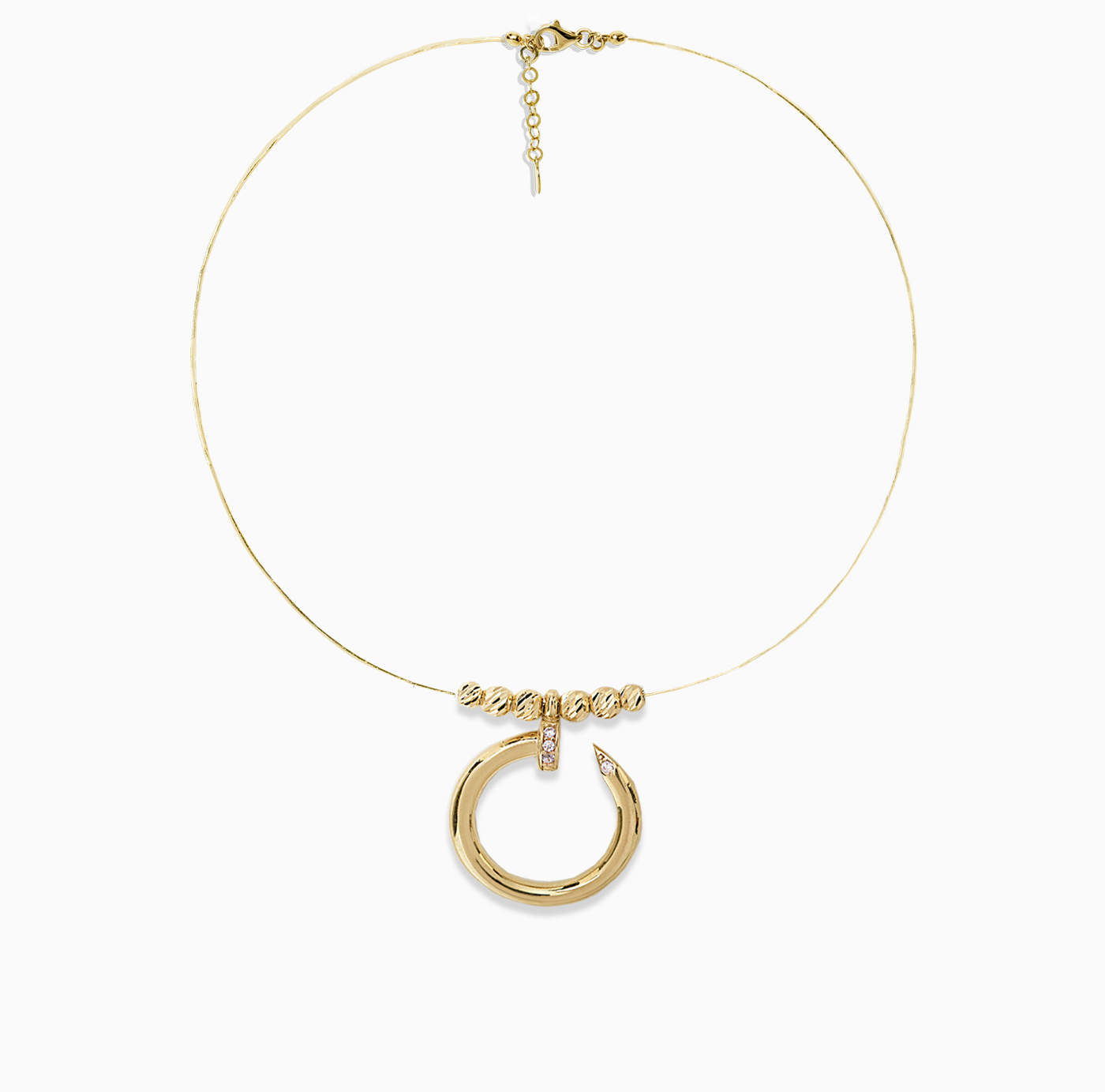 یقه طوق میخ