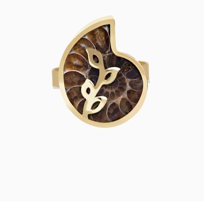 انگشتر تک سنگ چهار برگ