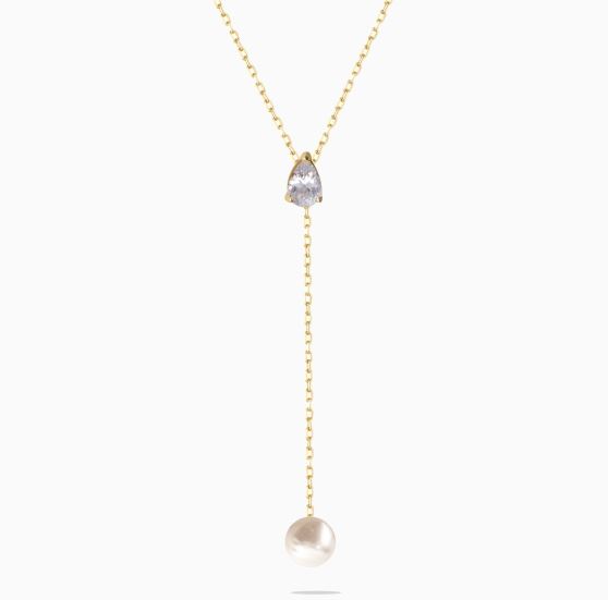 گردنبند کراواتی میانه اشک