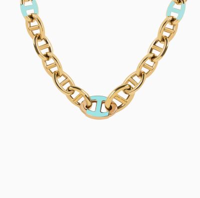 گردنبند زنجیر میانه هرمس H