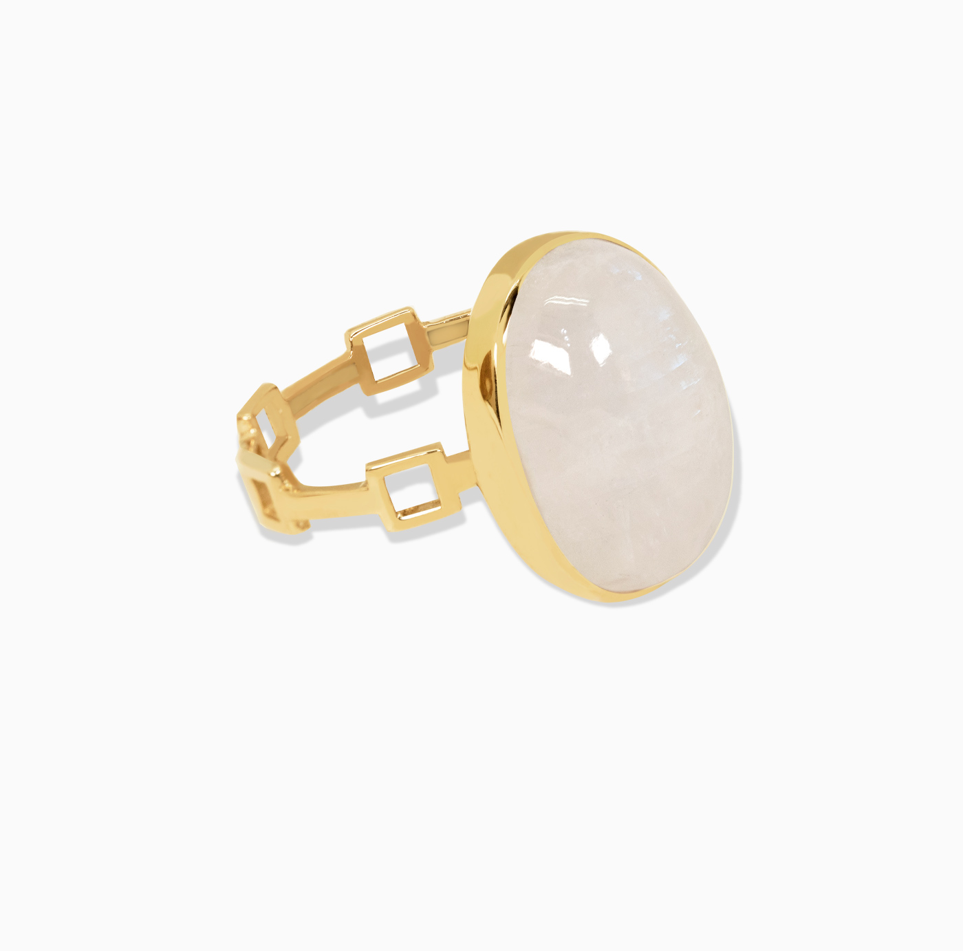 انگشتر تک سنگ مربع