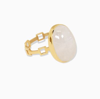 انگشتر تک سنگ مربع