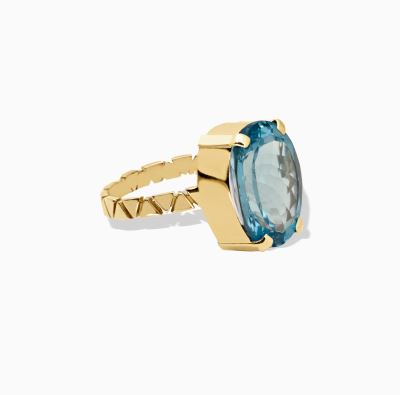 انگشتر تک سنگ بیضی