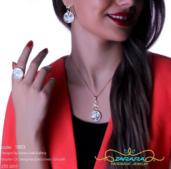 گوشواره میخی دراپ گل