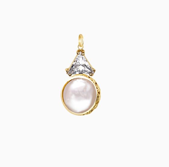 آویز حصیری دو سنگ