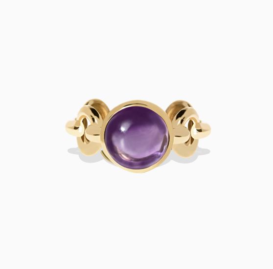 انگشتر تک سنگ زنجیر