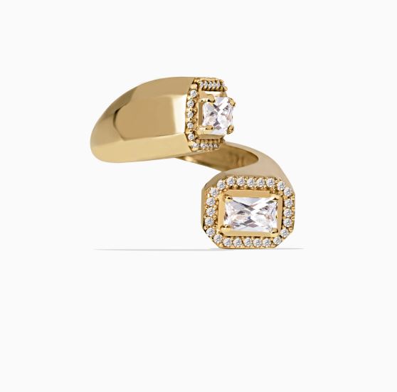 انگشتر بای پس مستطیل