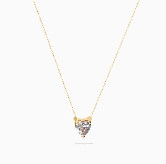 گردنبند میانه پایه زنجیری قلب