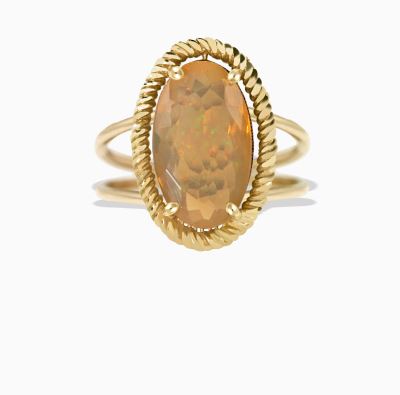 انگشتر دو رینگی کونیک بافت