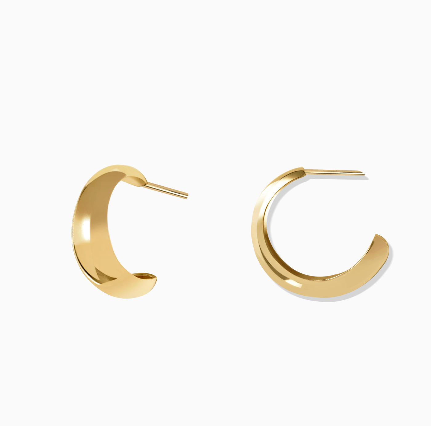 گوشواره حلقه ای میخی هندسی