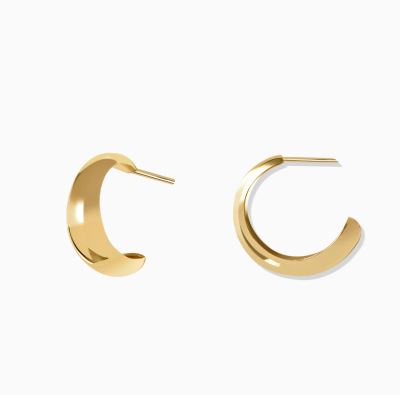 گوشواره حلقه ای میخی هندسی