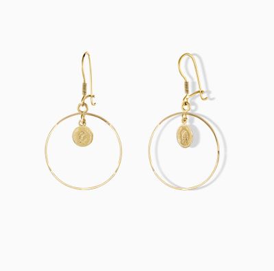 گوشواره ساده عصایی سکه