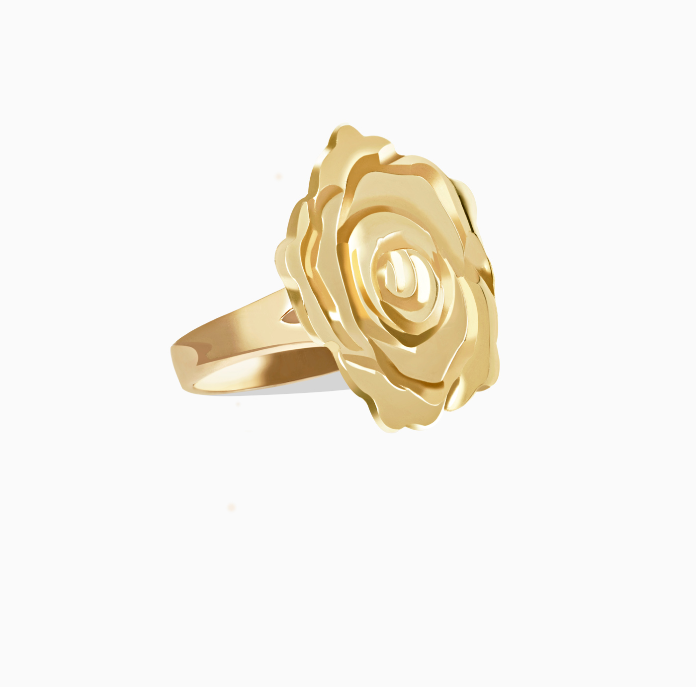 انگشتر دو شاخ گل رز