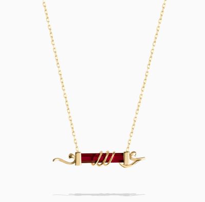 گردنبند پایه زنجیری میانه عشق