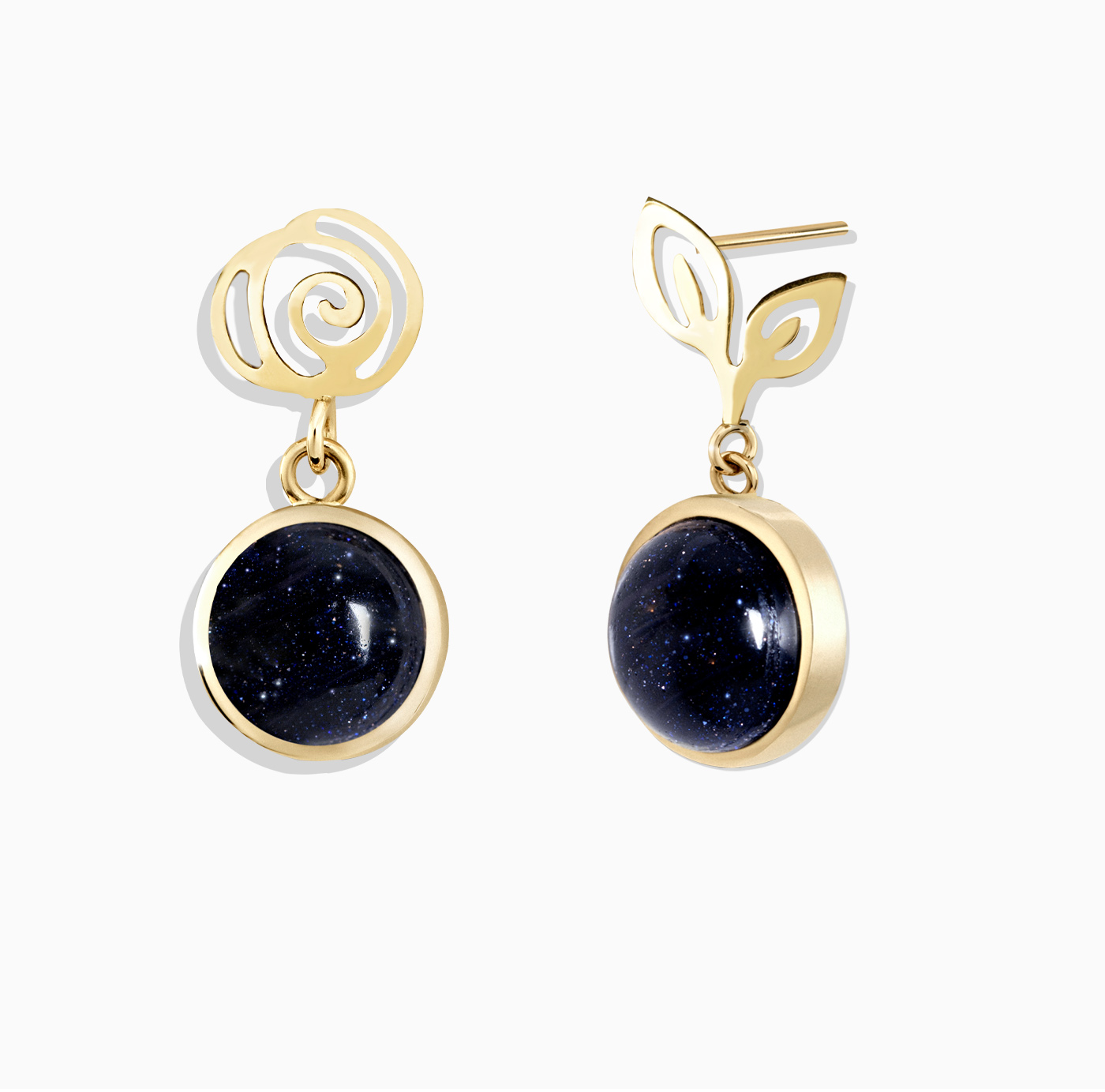 نامتقارن میخی گل و برگ